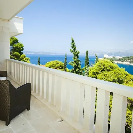 Luxury Seafront Queen With Private Pool Near The Sea In فيلة دوبروفينك